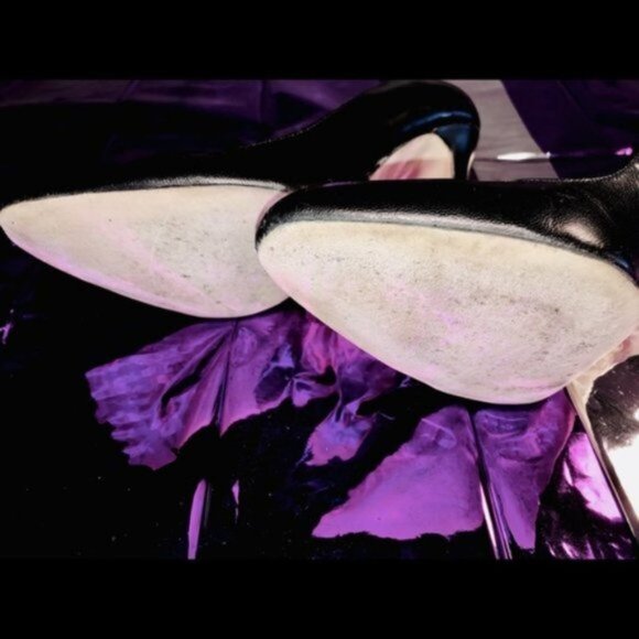 Aldo Genuine Leather Classic Black Stilettos- Euro38 = 7-7.5US fit - Picture 12 of 16